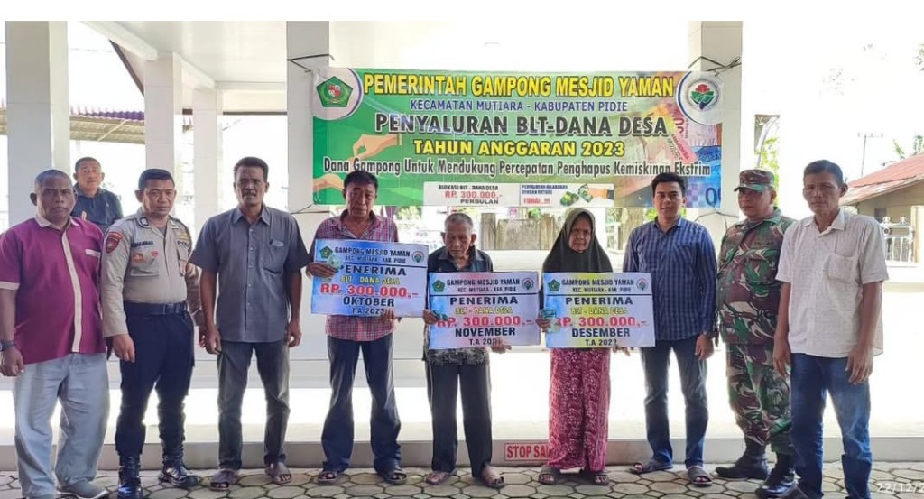 PENYALURAN BLT DANA DESA
