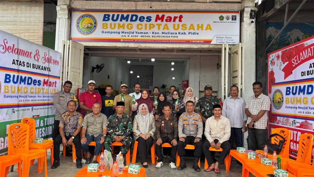 GRAND LAUNSHING BUMDES MART GAMPONG MESJID YAMAN